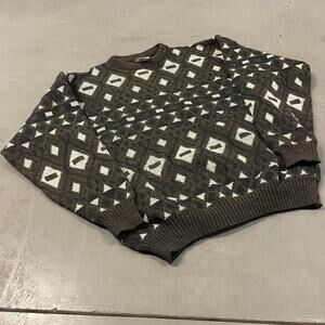 vintage patterned sweater